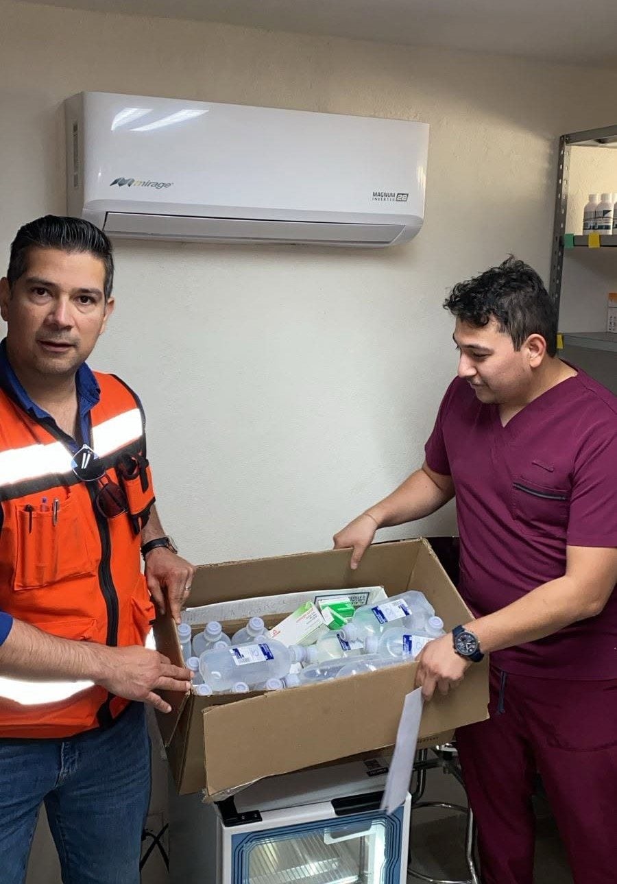CENTRO DE SALUD RURAL DE CUCURPE RECIBE DONACIÓN DE MEDICAMENTOS
